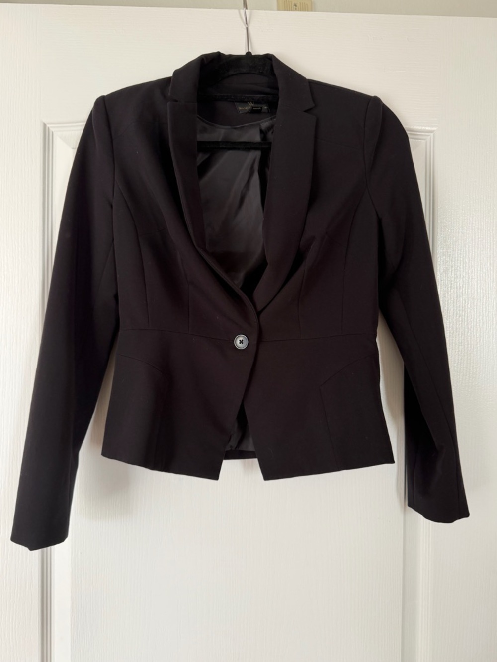 Worthington Black Single-Button Tailored Blazer